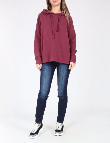 Hanorac Pull&Bear, roz pudra inchis