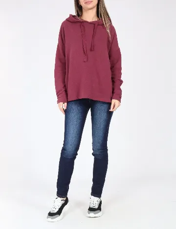 Hanorac Pull&Bear, roz pudra inchis Roz