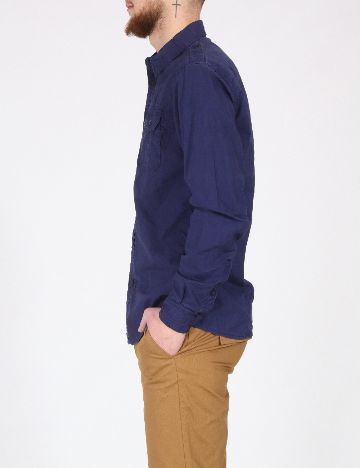 Camasa Bershka, albastru