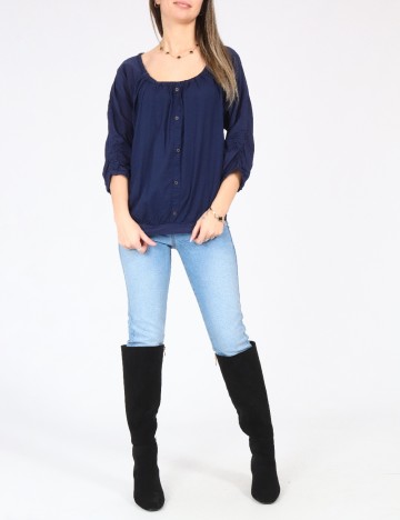 Bluza Bershka, bleumarin