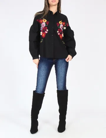 Camasa Pull&Bear, negru Negru