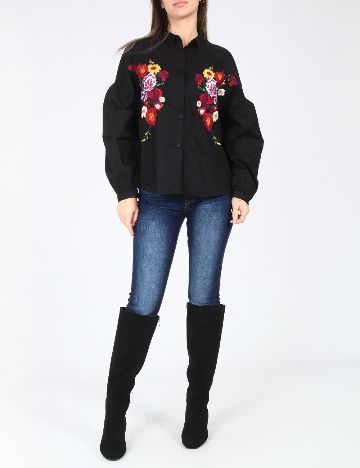 Camasa Pull&Bear, negru