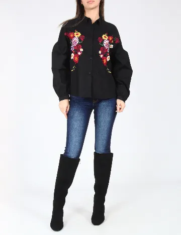 Camasa Pull&Bear, negru Negru