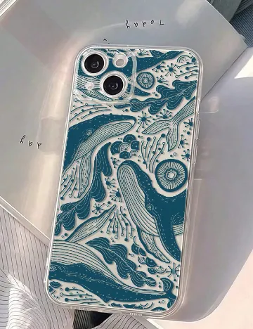 Husa pentru telefon SHEIN, albastru Albastru