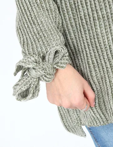 Pulover Oversize Pull&Bear, verde Verde