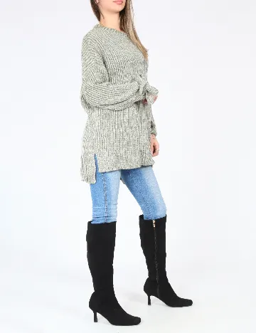 Pulover Oversize Pull&Bear, verde Verde