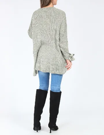 Pulover Oversize Pull&Bear, verde Verde