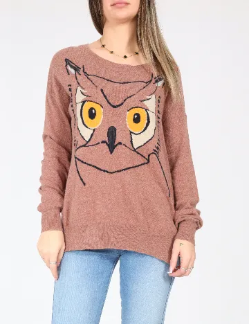 Bluza Pull&Bear, roz pudra inchis Roz