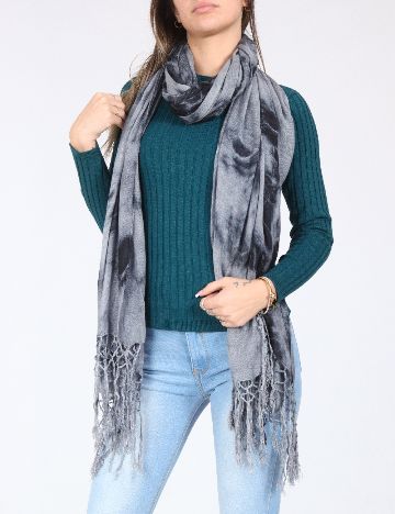 Esarfa Pull&Bear, gri