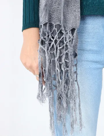 Esarfa Pull&Bear, gri Gri