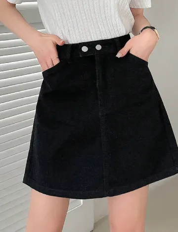 Fusta Dazy, negru Negru