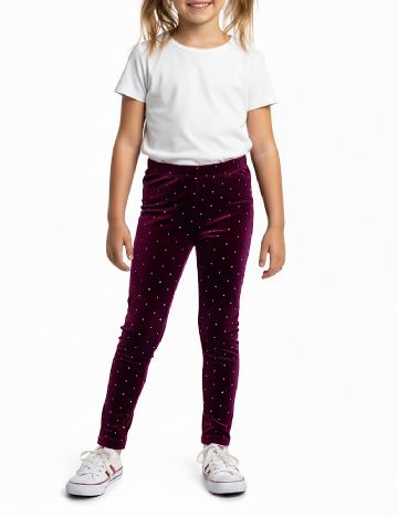 Pantaloni Zara, pruna