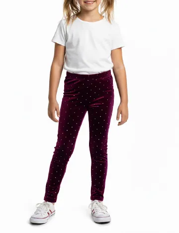 Pantaloni Zara, pruna Mov