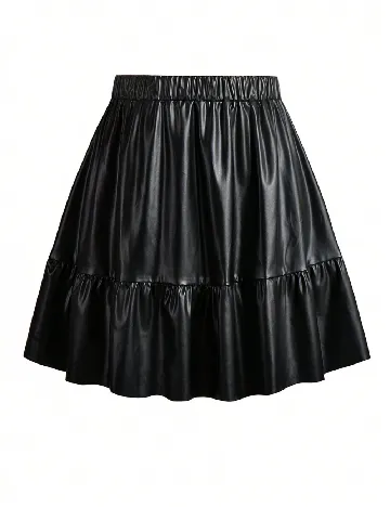 Fusta SHEIN CURVE, negru Negru