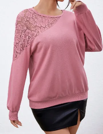 Bluza SHEIN, roz Roz