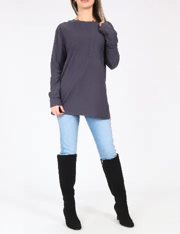 Bluza Zara, gri inchis Gri