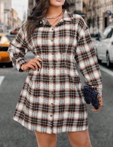 Rochie scurta SHEIN CURVE, mix culori