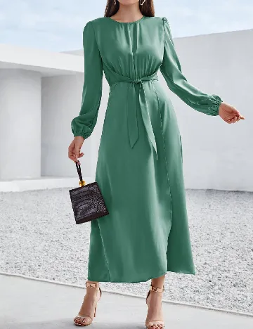 Rochie medie SHEIN, verde Verde