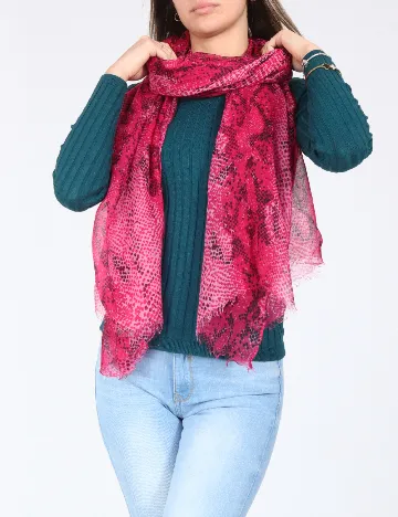 Esarfa Pull&Bear, roz Roz