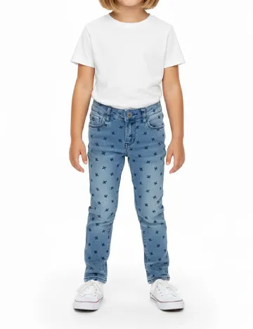 Blugi Zara, albastru Albastru