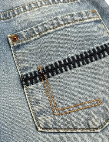 Blugi Zara, albastru Albastru