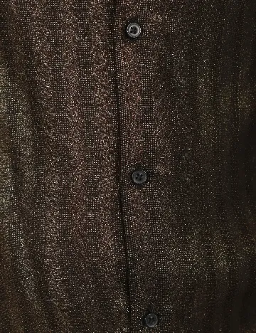 Camasa Zara, auriu/negru Negru