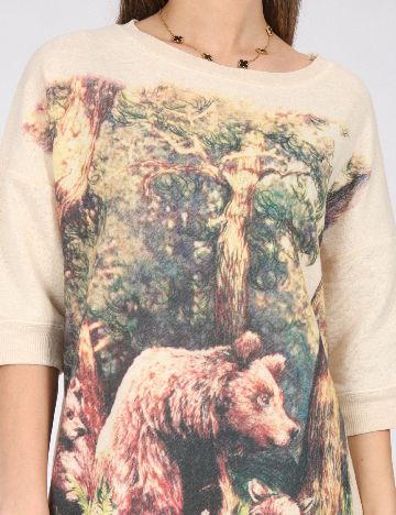 Bluza Oversize Zara, mix culori