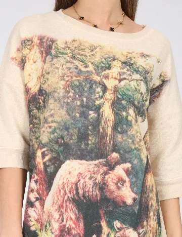 Bluza Oversize Zara, mix culori Mix culori