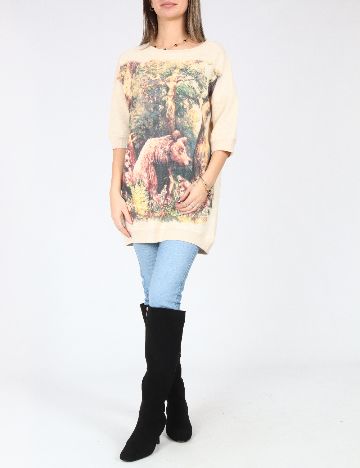 Bluza Oversize Zara, mix culori