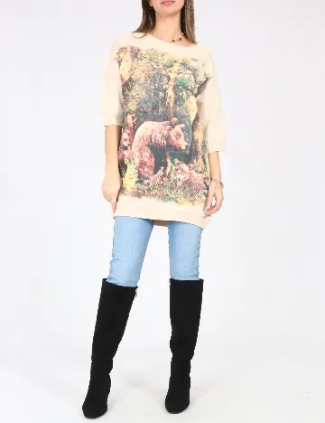 Bluza Oversize Zara, mix culori Mix culori