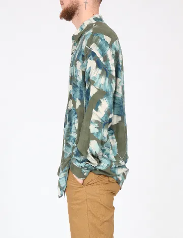 Camasa Zara, verde/albastru Verde