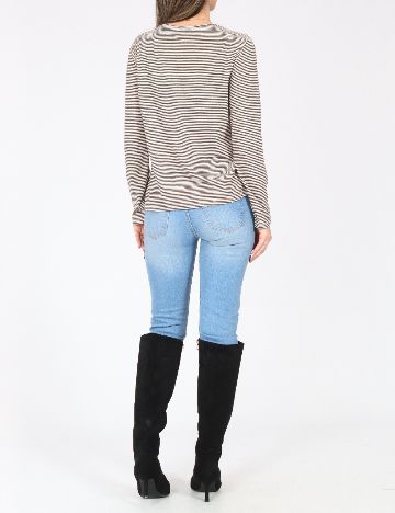 Bluza Zara, alb/negru