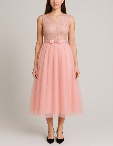 Rochie Shein Kids, roz Roz