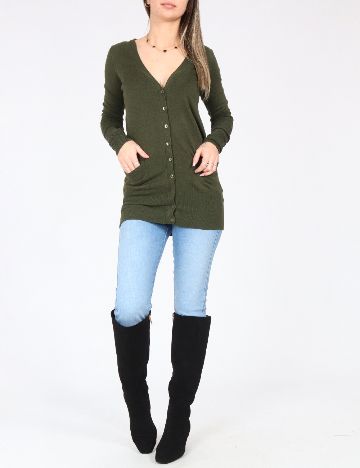 Cardigan Zara, verde