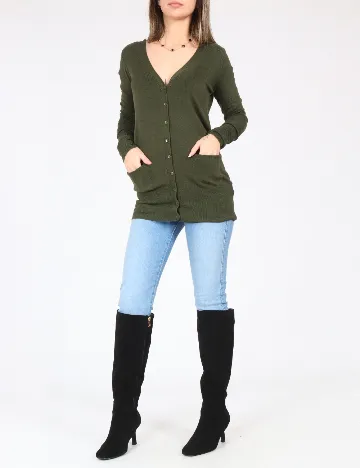 Cardigan Zara, verde Verde