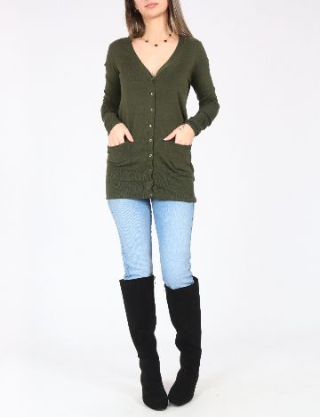 Cardigan Zara, verde