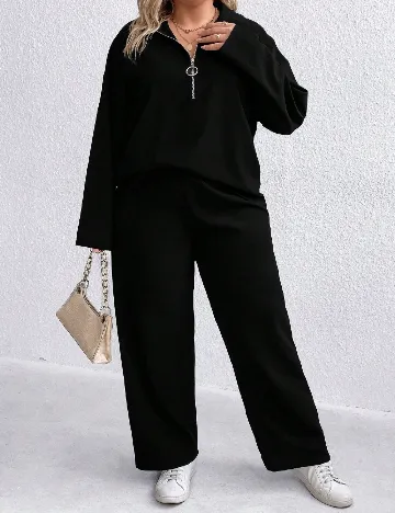 Compleu SHEIN CURVE, negru Negru