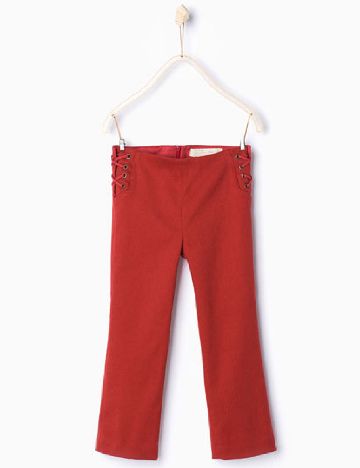 Pantaloni Zara, rosu