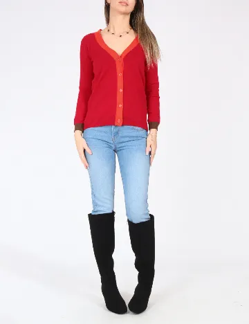 Cardigan Zara, rosu Rosu