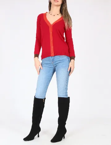 Cardigan Zara, rosu Rosu