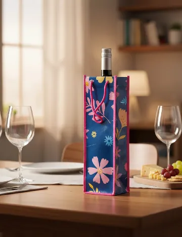 Punga cadou pentru sticla W&O Products, mix culori Mix culori