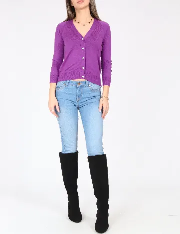 Cardigan Zara, mov Mov