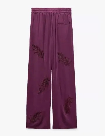 Pantaloni Zara, mov Mov