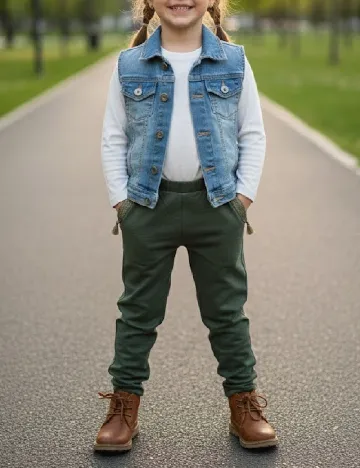 Pantaloni Zara, verde Verde