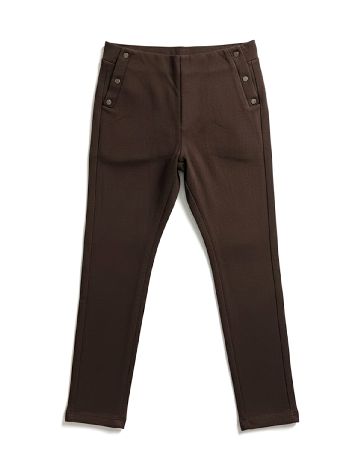 Pantaloni Zara, maro