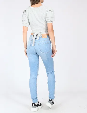 Top Bershka, gri Gri