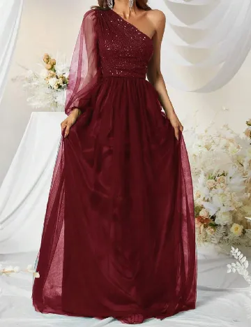 Rochie lunga SHEIN, rosu Rosu