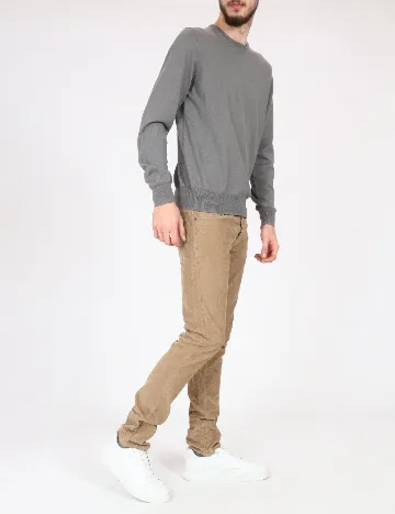 Pantaloni Zara, bej Crem