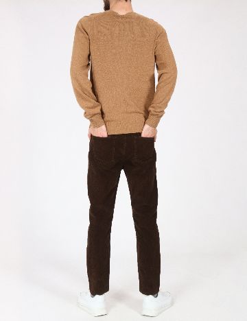 Pantaloni Zara, maro