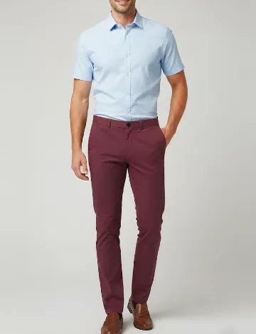 Pantaloni Zara, roz pudra inchis